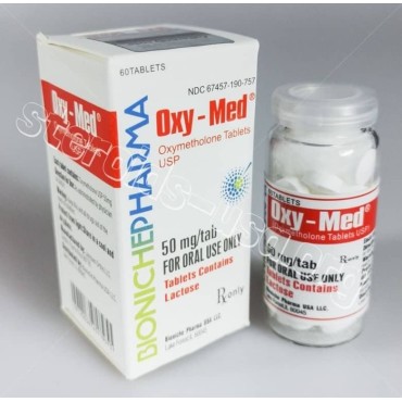 Oxy-Med Bioniche Pharma (Oxymethlone,Anadrol) 120tabs (50mg/tab) Bioniche Pharmaceuticals